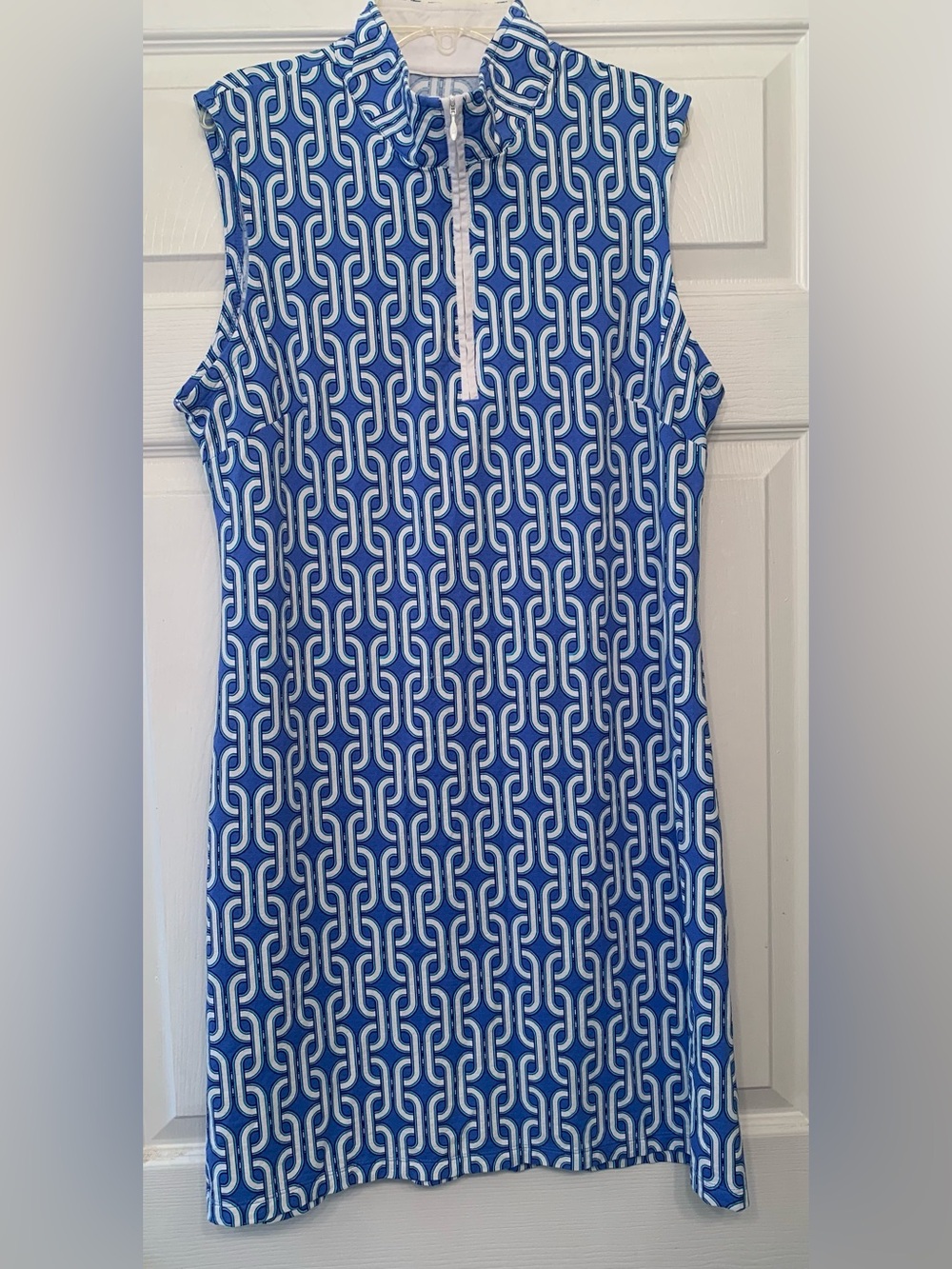 IBKUL SPF 50 Sleeveless Print Dress Size L Golf Outdoor Tennis